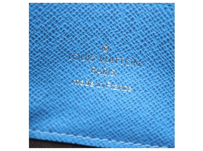 Borsa a tracolla Louis Vuitton Alpha Wearable Wallet Nero Blu Damier ebene - vista 5