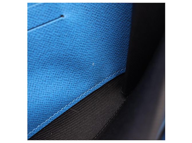 Borsa a tracolla Louis Vuitton Alpha Wearable Wallet Nero Blu Damier ebene - vista 6