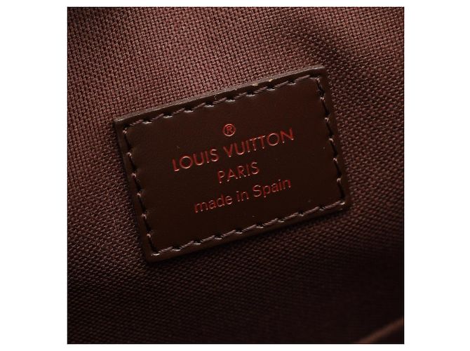 Bolso Louis Vuitton Cabas Bobour Castaño Damier ebene - vista 4