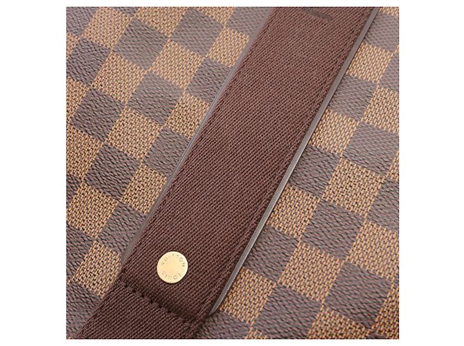Bolso Louis Vuitton Cabas Bobour Castaño Damier ebene - vista 9
