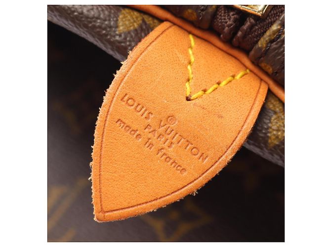 Bolso Boston Louis Vuitton Keepall 55 Monogram Castaño Monograma - vista 4