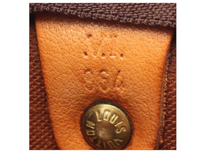 Bolso Boston Louis Vuitton Keepall 55 Monogram Castaño Monograma - vista 5