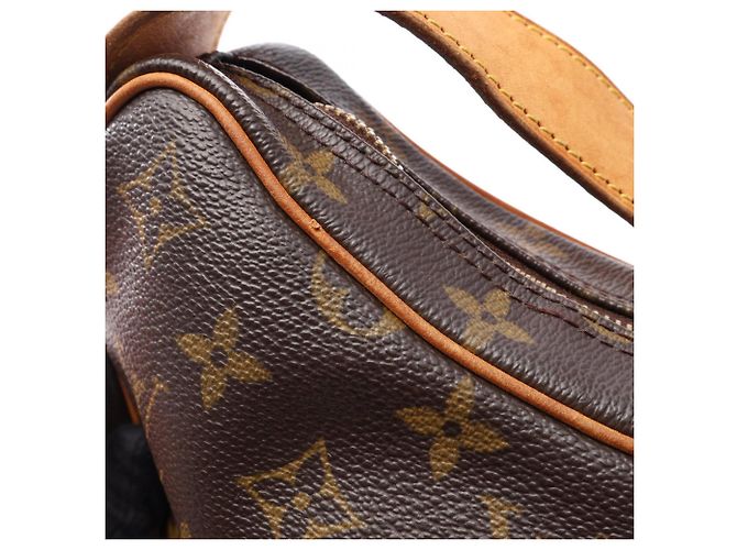 Louis Vuitton Croissant MM Monogram Schultertasche Braun Monogramm - Ansicht 11