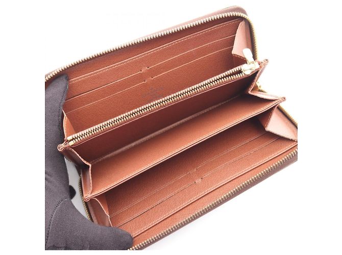 Zippy Cartera Larga Louis Vuitton Monogram Castaño Monograma - vista 3
