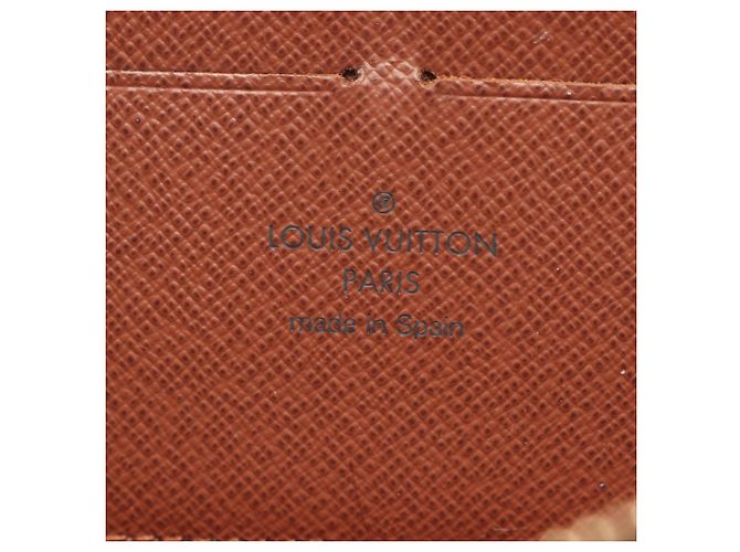 Zippy Cartera Larga Louis Vuitton Monogram Castaño Monograma - vista 4