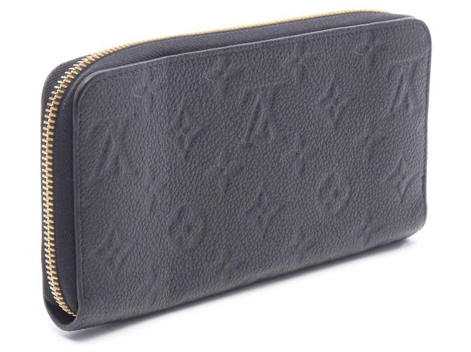 Portafoglio Lungo Louis Vuitton Monogram Empreinte Nero - vista 2