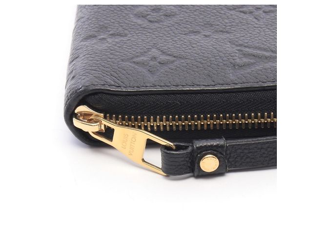 Portafoglio Lungo Louis Vuitton Monogram Empreinte Nero - vista 7