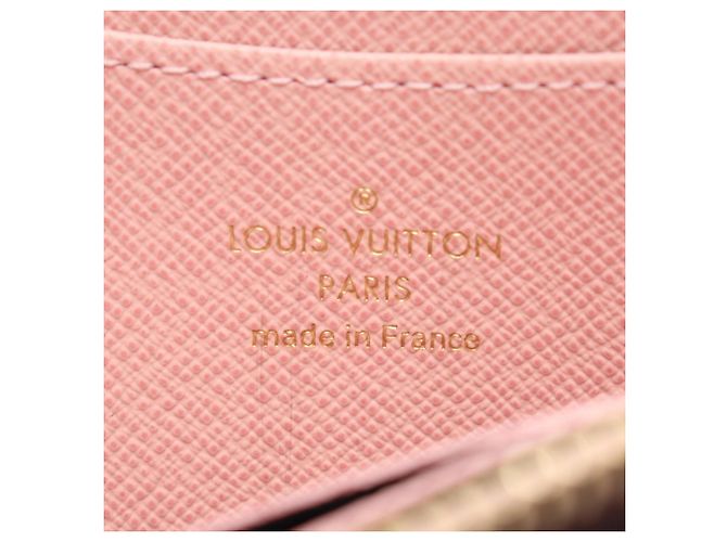Monedero Zippy Louis Vuitton Castaño Rosa - vista 4