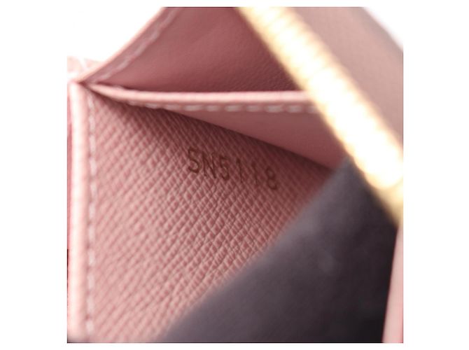 Monedero Zippy Louis Vuitton Castaño Rosa - vista 5