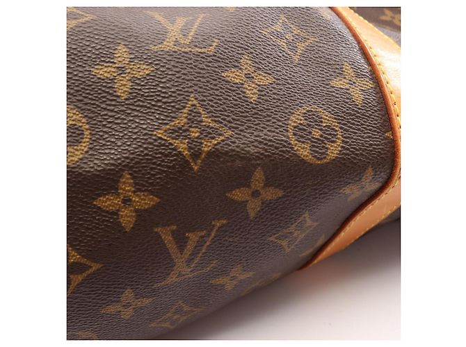 Borsa Louis Vuitton Keepall 60 Monogram Marrone Monogramma - vista 10
