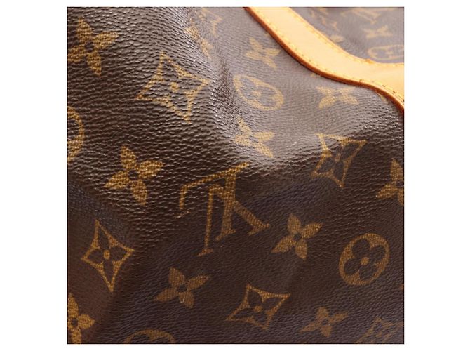 Borsa Louis Vuitton Keepall 60 Monogram Marrone Monogramma - vista 11