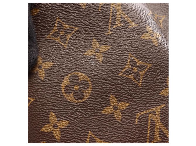 Borsa Louis Vuitton Keepall 60 Monogram Marrone Monogramma - vista 13