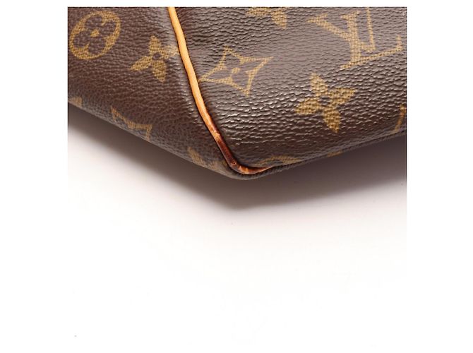 Borsa Louis Vuitton Keepall 60 Monogram Marrone Monogramma - vista 7