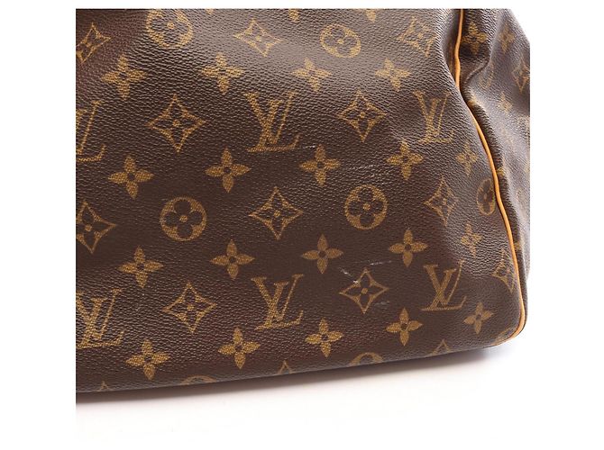 Borsa Louis Vuitton Keepall 60 Monogram Marrone Monogramma - vista 8