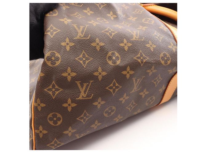 Borsa Louis Vuitton Keepall 60 Monogram Marrone Monogramma - vista 9