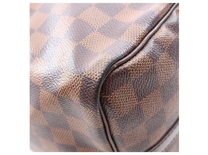 Borsa Louis Vuitton Speedy Bandoulière 30 Damier Ebene Marrone - vista 11