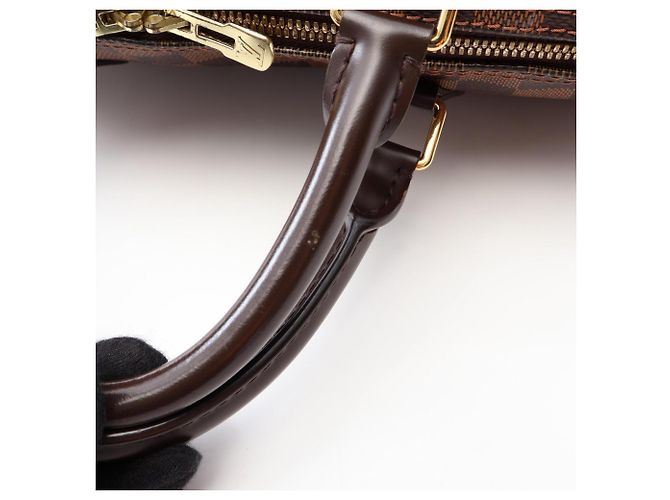 Borsa Louis Vuitton Speedy Bandoulière 30 Damier Ebene Marrone - vista 14