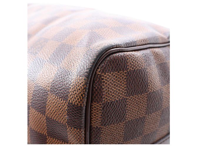 Borsa Louis Vuitton Speedy Bandoulière 30 Damier Ebene Marrone - vista 9