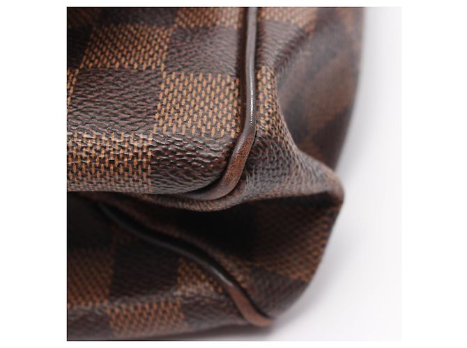 Borsa a tracolla Louis Vuitton District MM Damier Ebene Marrone - vista 8