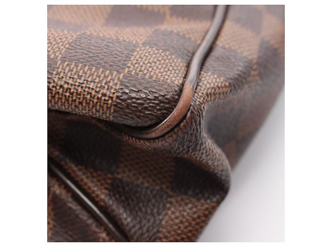Borsa a tracolla Louis Vuitton District MM Damier Ebene Marrone - vista 9