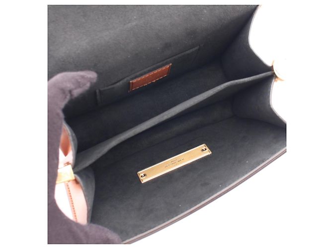 Louis Vuitton Dauphine Mini Schultertasche Braun Beige Monogramm - Ansicht 3