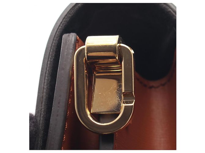 Louis Vuitton Dauphine Mini Schultertasche Braun Beige Monogramm - Ansicht 9