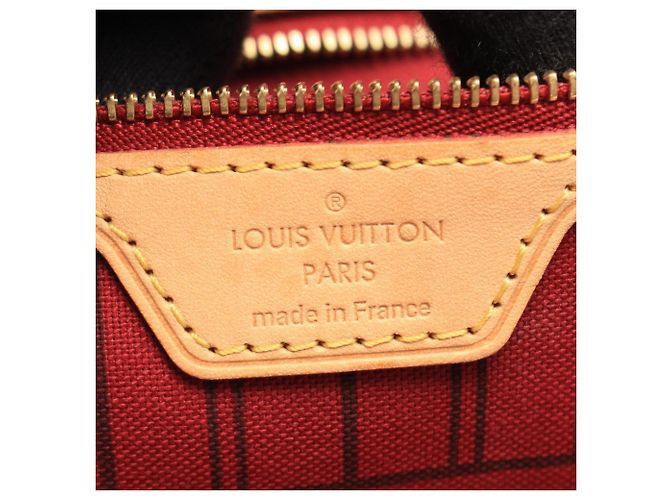 Louis Vuitton Neverfull GM Tote Bag Braun Fuschia Monogramm - Ansicht 4