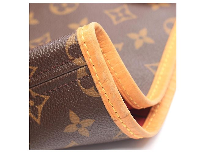 Louis Vuitton Neverfull GM Tote Bag Braun Fuschia Monogramm - Ansicht 6