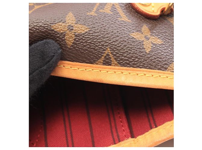 Louis Vuitton Neverfull GM Tote Bag Braun Fuschia Monogramm - Ansicht 8
