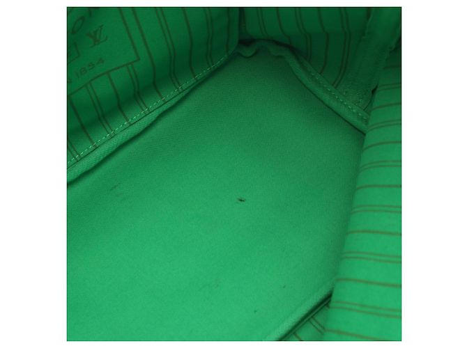 Borsa Tote Louis Vuitton Neverfull MM Hawaii Limited Edition Marrone Verde Monogramma - vista 6