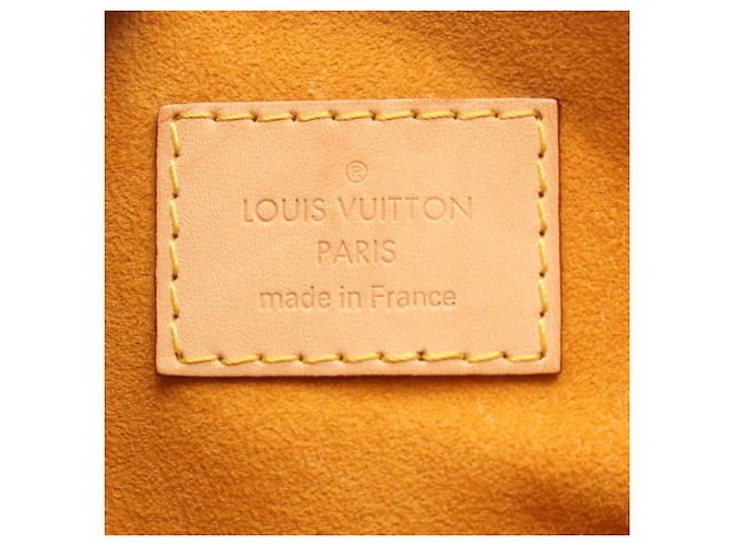 Borsa a mano 2-Way Louis Vuitton Pallas Marrone D'oro Giallo Monogramma - vista 4