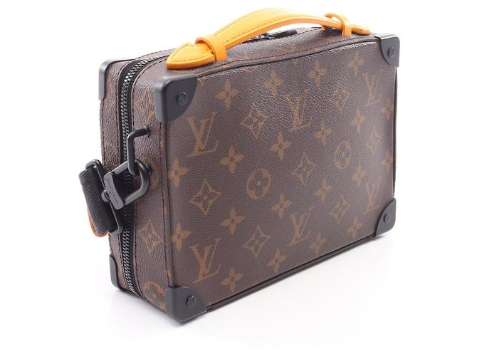 Borsa a tracolla Soft Trunk Louis Vuitton Marrone Arancione - vista 2