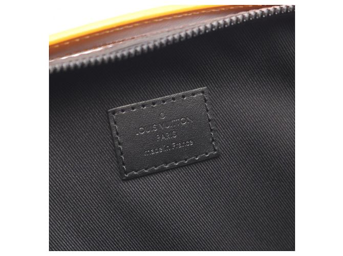 Borsa a tracolla Soft Trunk Louis Vuitton Marrone Arancione - vista 4