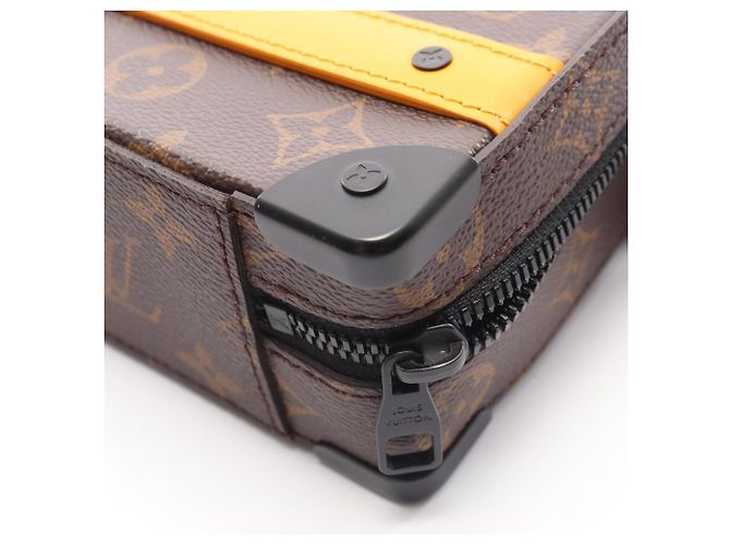 Borsa a tracolla Soft Trunk Louis Vuitton Marrone Arancione - vista 5