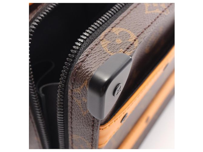 Borsa a tracolla Soft Trunk Louis Vuitton Marrone Arancione - vista 6