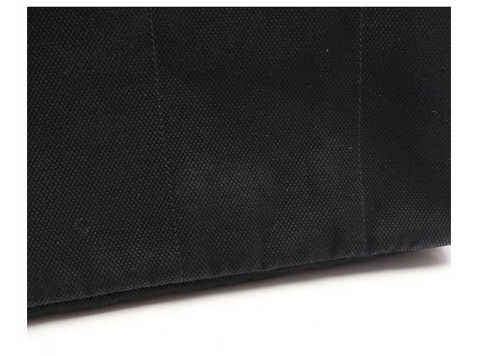 Prada Canapa Canvas Tote Handtasche Schwarz - Ansicht 10