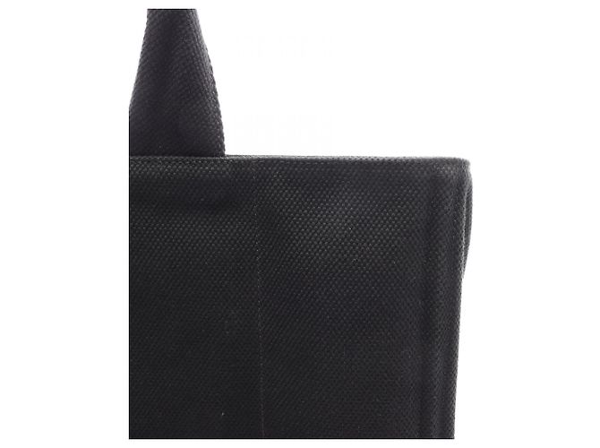 Prada Canapa Canvas Tote Handtasche Schwarz - Ansicht 11