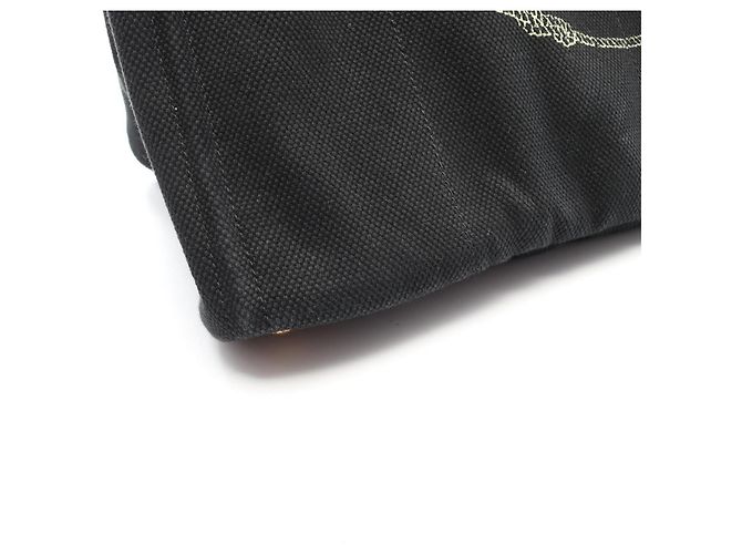Prada Canapa Canvas Tote Handtasche Schwarz - Ansicht 8