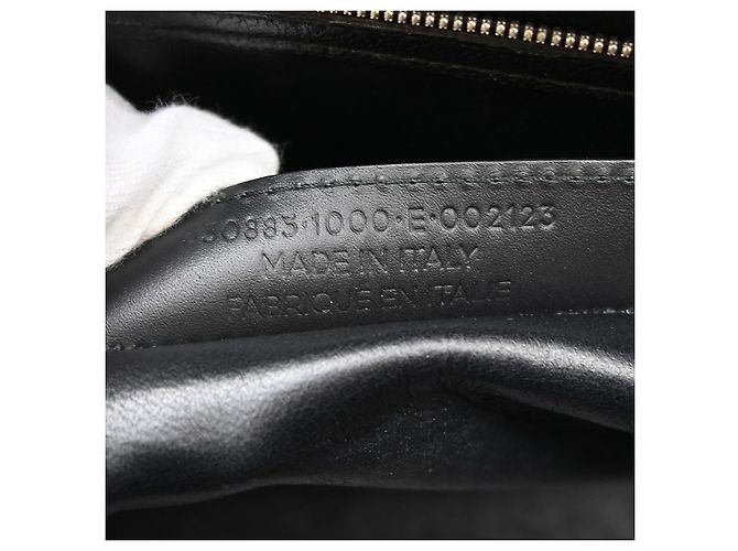 Balenciaga Le Dix Zip Cartable Top Handle Leather Medium Nero - vista 5