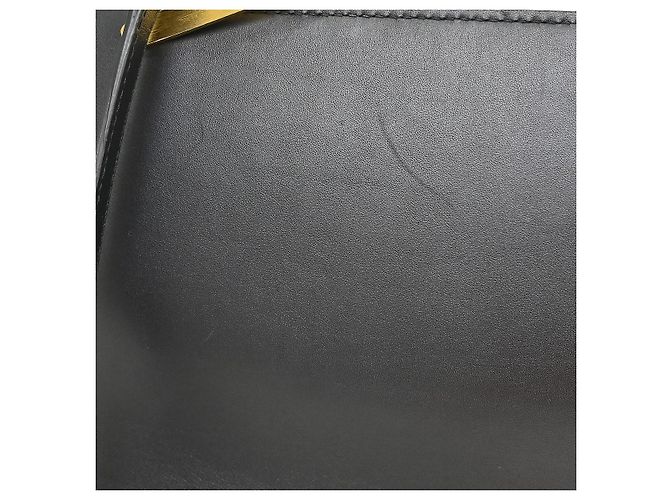 Balenciaga Le Dix Zip Cartable Top Handle Leather Medium Nero - vista 7