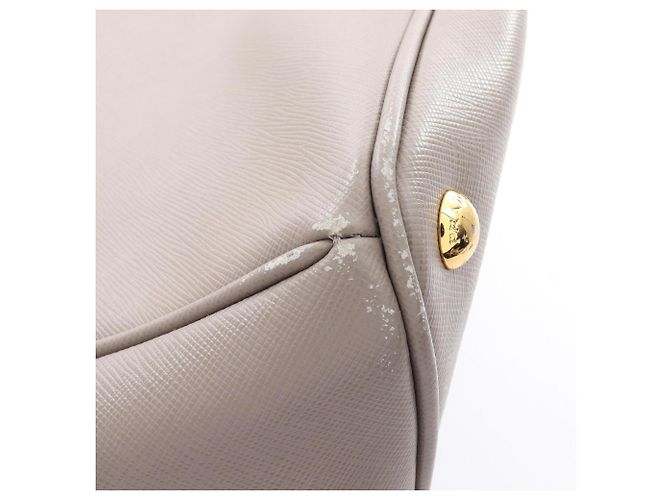 Prada Saffiano Lux Galleria Tote Bag Beige - view 15