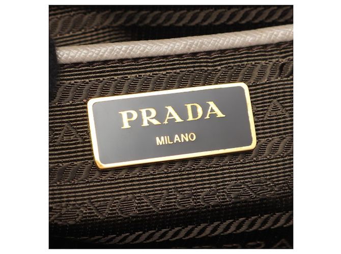 Prada Saffiano Lux Galleria Tote Bag Beige - view 4