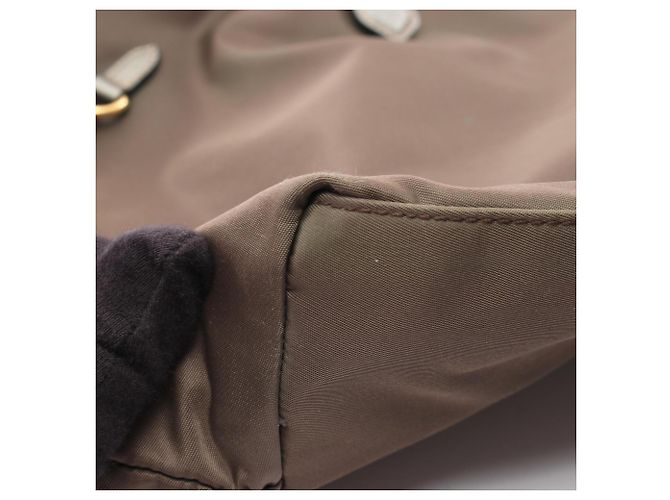 Bolso Tote Prada TESSUTO SAFFIANO Castaño - vista 12