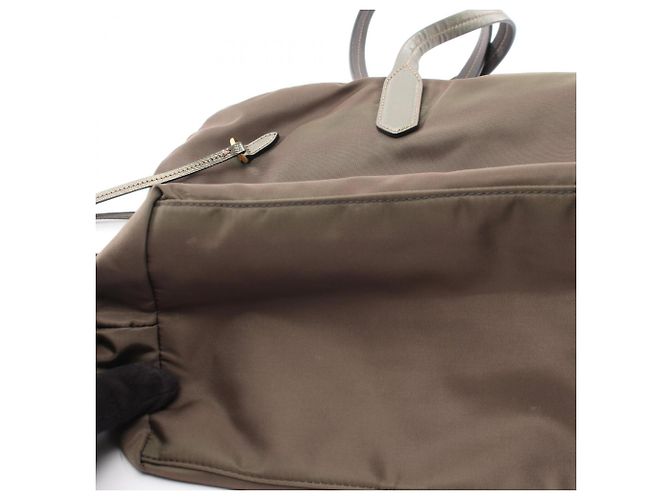 Bolso Tote Prada TESSUTO SAFFIANO Castaño - vista 13