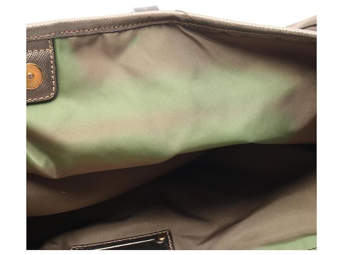 Bolso Tote Prada TESSUTO SAFFIANO Castaño - vista 6