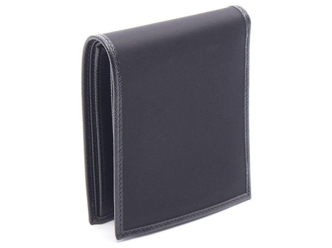 Prada Saffiano Metal Bi-fold Wallet Black - view 2