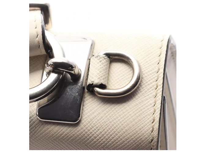 Prada Electra City Handtasche Weiß - Ansicht 11