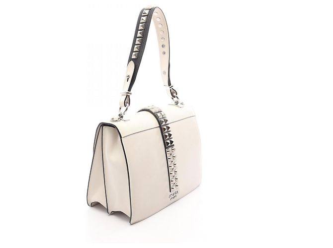 Prada Electra City Handtasche Weiß - Ansicht 2