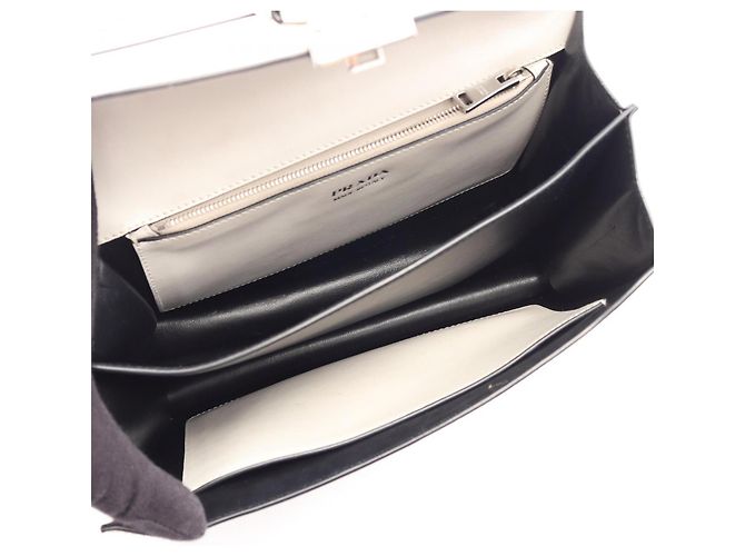 Prada Electra City Handtasche Weiß - Ansicht 3