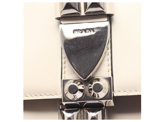Prada Electra City Handtasche Weiß - Ansicht 9